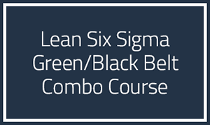 Lean Sigma Six Green Black Belt Combo Course